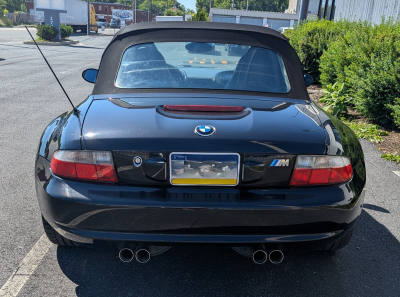 2000 BMW M Roadster in Cosmos Black Metallic over Dark Gray & Black Nappa