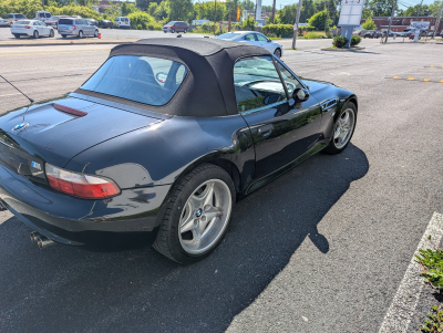 2000 BMW M Roadster in Cosmos Black Metallic over Dark Gray & Black Nappa