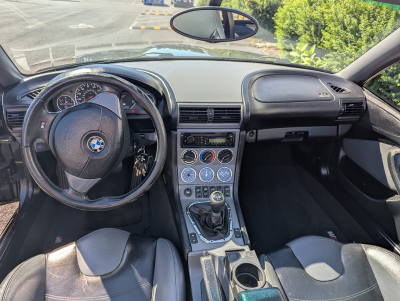 2000 BMW M Roadster in Cosmos Black Metallic over Dark Gray & Black Nappa