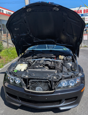 2000 BMW M Roadster in Cosmos Black Metallic over Dark Gray & Black Nappa