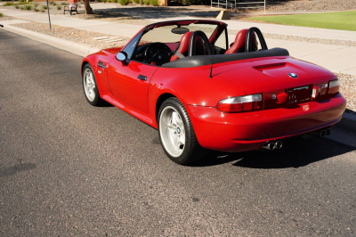 2000 BMW M Roadster in Imola Red 2 over Imola Red & Black Nappa