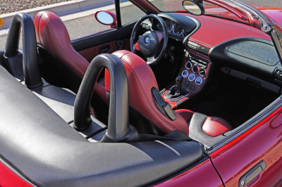 2000 BMW M Roadster in Imola Red 2 over Imola Red & Black Nappa