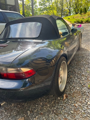 2000 BMW M Roadster in Cosmos Black Metallic over Black Nappa