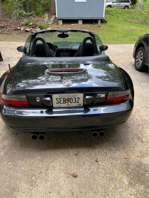 2000 BMW M Roadster in Cosmos Black Metallic over Black Nappa