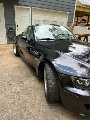 2000 BMW M Roadster in Cosmos Black Metallic over Black Nappa