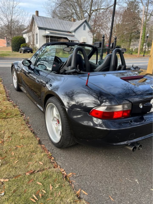 2000 BMW M Roadster in Cosmos Black Metallic over Black Nappa