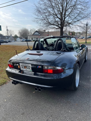 2000 BMW M Roadster in Cosmos Black Metallic over Black Nappa