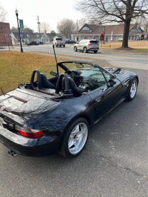 2000 BMW M Roadster in Cosmos Black Metallic over Black Nappa