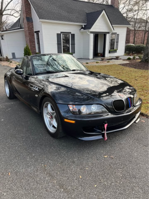 2000 BMW M Roadster in Cosmos Black Metallic over Black Nappa