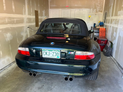 2000 BMW M Roadster in Oxford Green 2 Metallic over Black Nappa