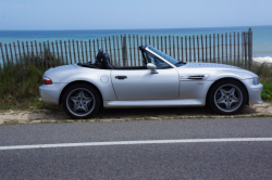 2000 BMW M Roadster in Titanium Silver Metallic over Black Nappa