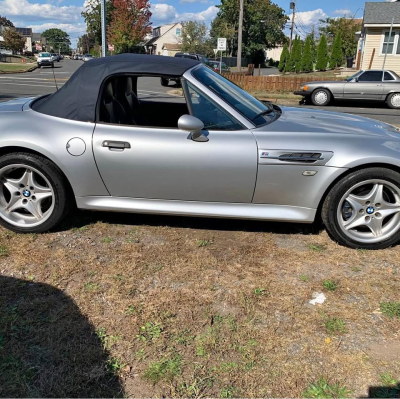 2000 BMW M Roadster in Titanium Silver Metallic over Black Nappa