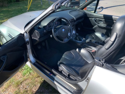 2000 BMW M Roadster in Titanium Silver Metallic over Black Nappa