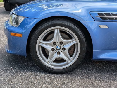 2000 BMW M Roadster in Estoril Blue Metallic over Estoril Blue & Black Nappa