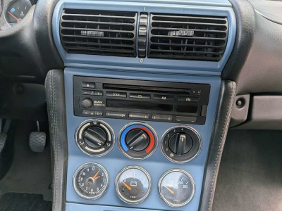 2000 BMW M Roadster in Estoril Blue Metallic over Estoril Blue & Black Nappa