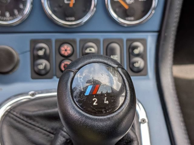 2000 BMW M Roadster in Estoril Blue Metallic over Estoril Blue & Black Nappa
