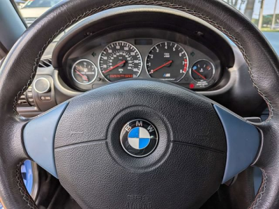 2000 BMW M Roadster in Estoril Blue Metallic over Estoril Blue & Black Nappa