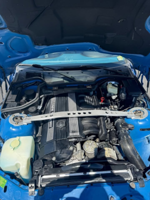 2000 BMW M Roadster in Estoril Blue Metallic over Estoril Blue & Black Nappa
