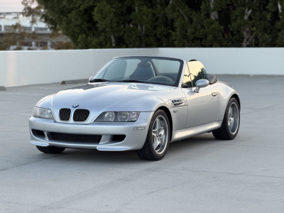2000 BMW M Roadster in Titanium Silver Metallic over Estoril Blue & Black Nappa