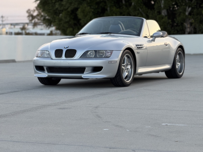 2000 BMW M Roadster in Titanium Silver Metallic over Estoril Blue & Black Nappa