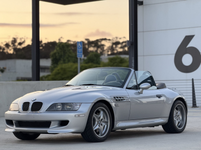 2000 BMW M Roadster in Titanium Silver Metallic over Estoril Blue & Black Nappa