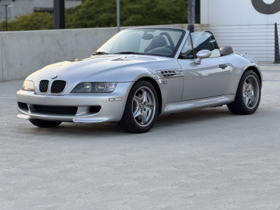 2000 BMW M Roadster in Titanium Silver Metallic over Estoril Blue & Black Nappa