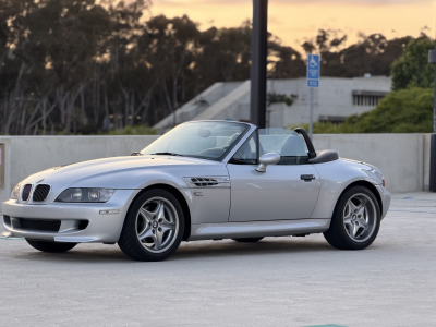 2000 BMW M Roadster in Titanium Silver Metallic over Estoril Blue & Black Nappa