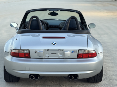 2000 BMW M Roadster in Titanium Silver Metallic over Estoril Blue & Black Nappa