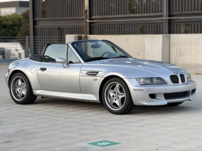 2000 BMW M Roadster in Titanium Silver Metallic over Estoril Blue & Black Nappa
