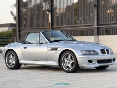2000 BMW M Roadster in Titanium Silver Metallic over Estoril Blue & Black Nappa