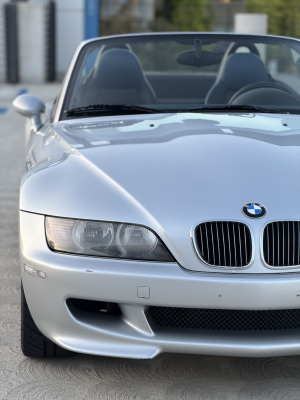 2000 BMW M Roadster in Titanium Silver Metallic over Estoril Blue & Black Nappa