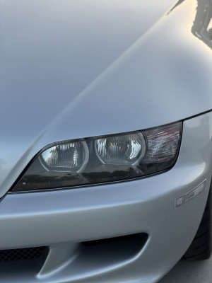 2000 BMW M Roadster in Titanium Silver Metallic over Estoril Blue & Black Nappa