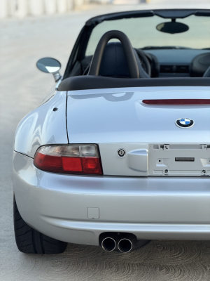 2000 BMW M Roadster in Titanium Silver Metallic over Estoril Blue & Black Nappa