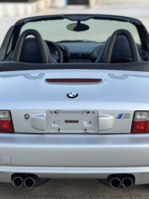2000 BMW M Roadster in Titanium Silver Metallic over Estoril Blue & Black Nappa
