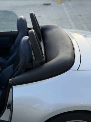 2000 BMW M Roadster in Titanium Silver Metallic over Estoril Blue & Black Nappa