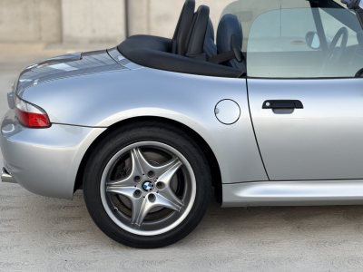 2000 BMW M Roadster in Titanium Silver Metallic over Estoril Blue & Black Nappa