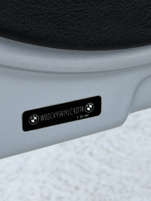 2000 BMW M Roadster in Titanium Silver Metallic over Estoril Blue & Black Nappa