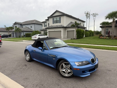 2000 BMW M Roadster in Estoril Blue Metallic over Black Nappa