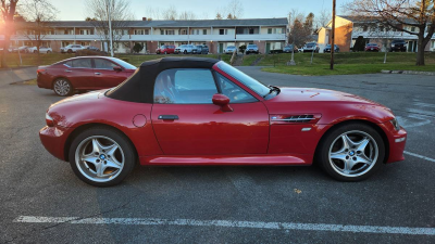 2000 BMW M Roadster in Imola Red 2 over Imola Red & Black Nappa