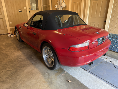 2000 BMW M Roadster in Imola Red 2 over Black Nappa