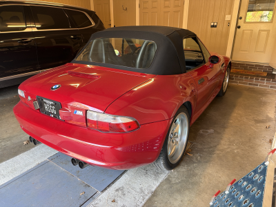 2000 BMW M Roadster in Imola Red 2 over Black Nappa