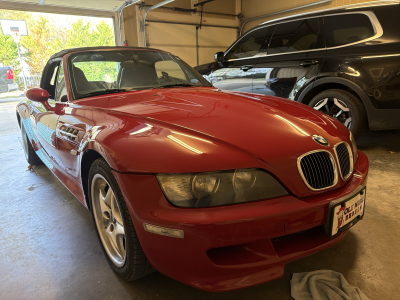2000 BMW M Roadster in Imola Red 2 over Black Nappa