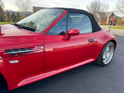 2000 BMW M Roadster in Imola Red 2 over Imola Red & Black Nappa