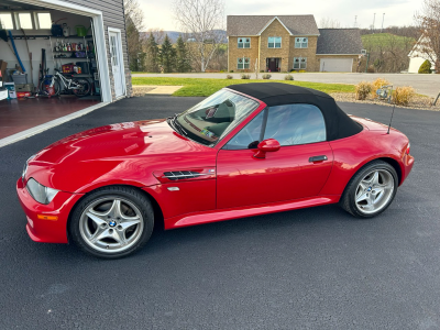 2000 BMW M Roadster in Imola Red 2 over Imola Red & Black Nappa