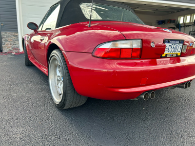 2000 BMW M Roadster in Imola Red 2 over Imola Red & Black Nappa