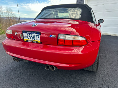 2000 BMW M Roadster in Imola Red 2 over Imola Red & Black Nappa