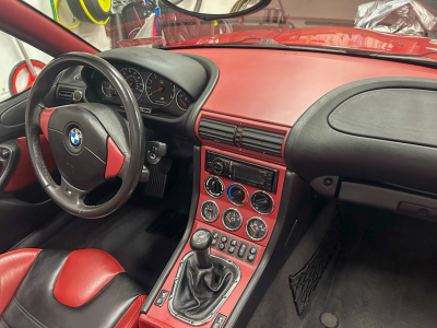 2000 BMW M Roadster in Imola Red 2 over Imola Red & Black Nappa