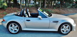 2000 BMW M Roadster in Titanium Silver Metallic over Black Nappa