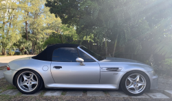 2000 BMW M Roadster in Titanium Silver Metallic over Black Nappa