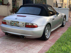 2000 BMW M Roadster in Titanium Silver Metallic over Black Nappa